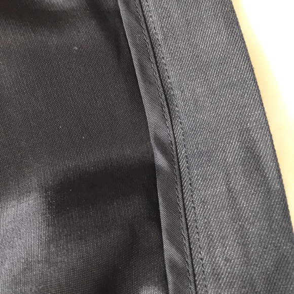 Ann Taylor deep blue linen/rayon lined buttoned wrap skirt EUC - Picture 6 of 7